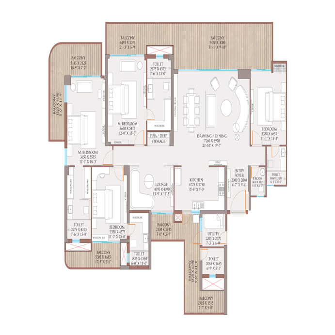 Clove County 151 floor plan